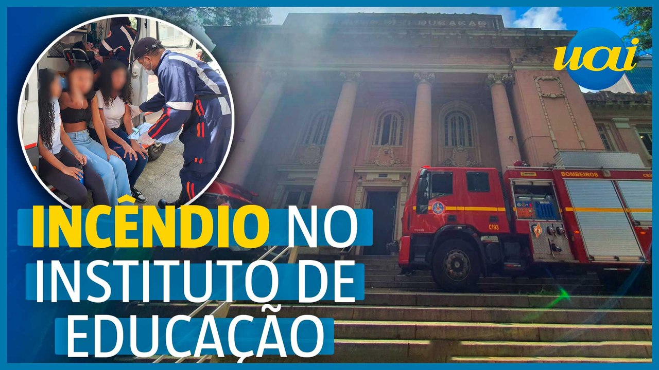 Instituto de Educação, em BH, pega fogo