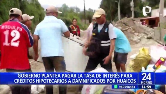 Gobierno plantea pagar tasa de interés para créditos hipotecarios a damnificados por huaicos