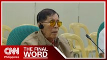 Enrile wants ban on nuclear weapons lifted | The Final Word