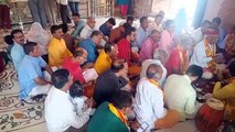चैत्र नवरात्र : मां त्रिपुरा मंदिर में हुई घट स्थापना