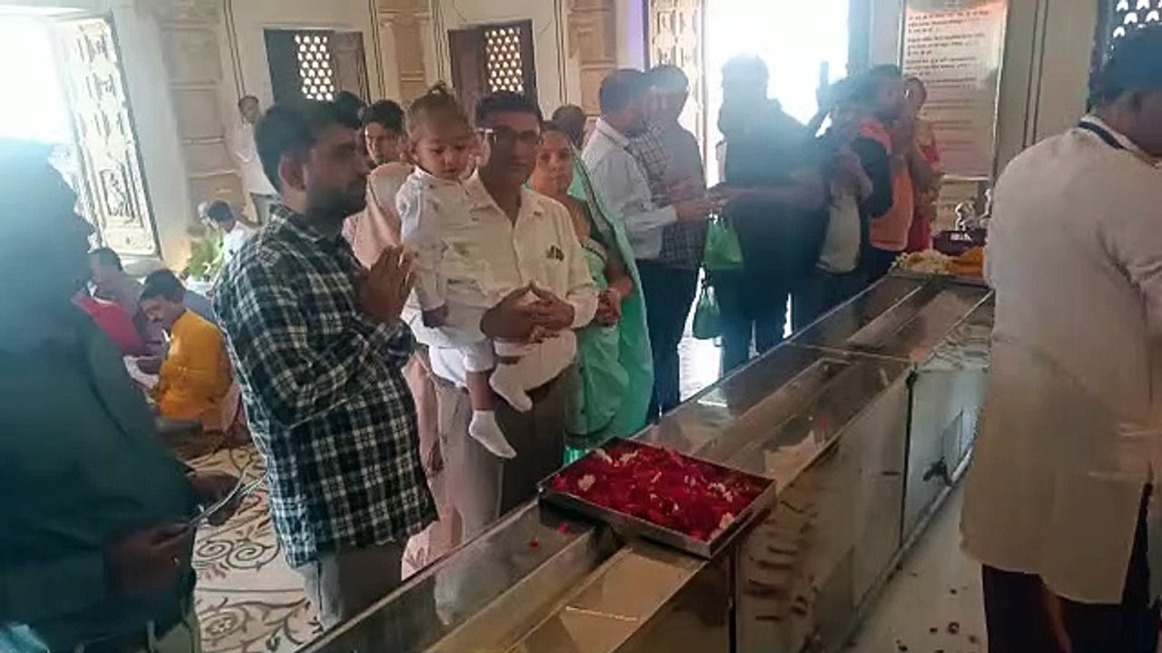 चैत्र नवरात्र : मां त्रिपुरा मंदिर में हुई घट स्थापना