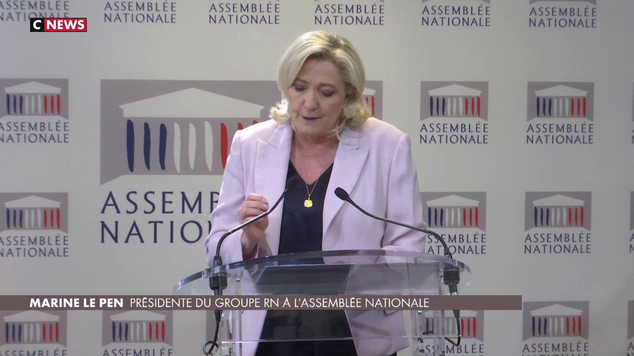 Ce qu’il faut retenir de la conférence de presse de Marine Le Pen