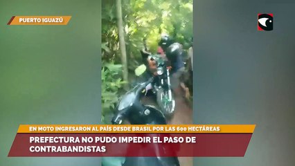 Prefectura no pudo impedir el paso de contrabandistas