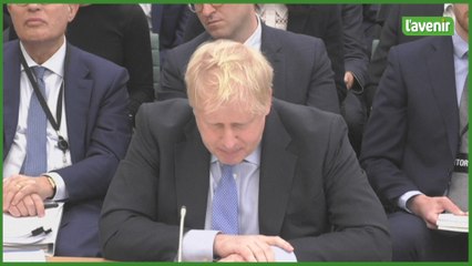 Boris Johnson sur le gril devant une commission sur le partygate