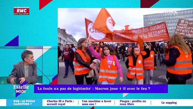 Estelle Denis était aux commandes d'un nouveau numéro d' Estelle à midi , sur RMC Story