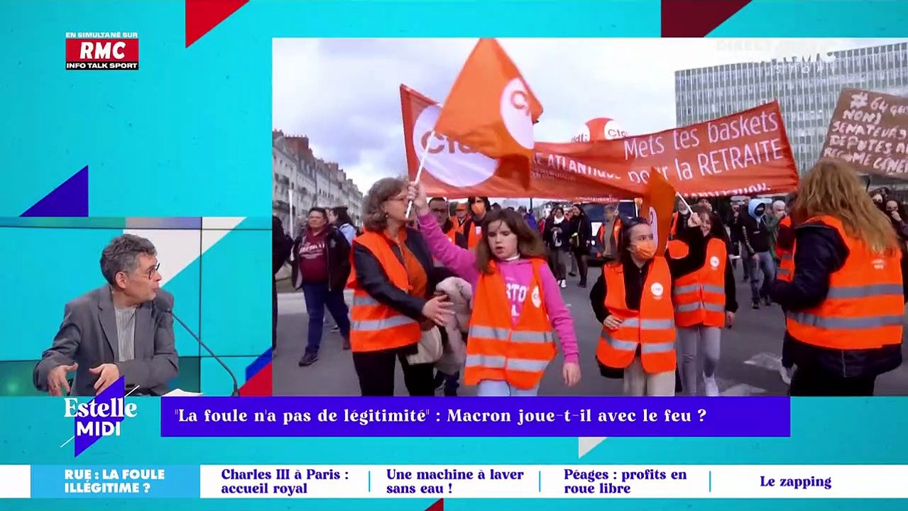 Estelle Denis était aux commandes d'un nouveau numéro d'"Estelle à midi", sur RMC Story