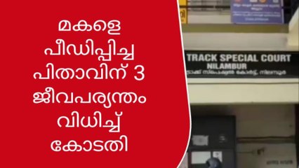 മകളെ പീഡിപ്പിച്ച കേസില്‍ പിതാവിന് 3 ജീവപര്യന്തം