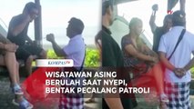 Lagi! Bule di Bali Berulah Saat Nyepi, Bentak Pecalang Sambil Makan