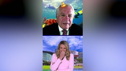 TV reporter bursts into fit of giggles after interviewee’s Zoom filter fail