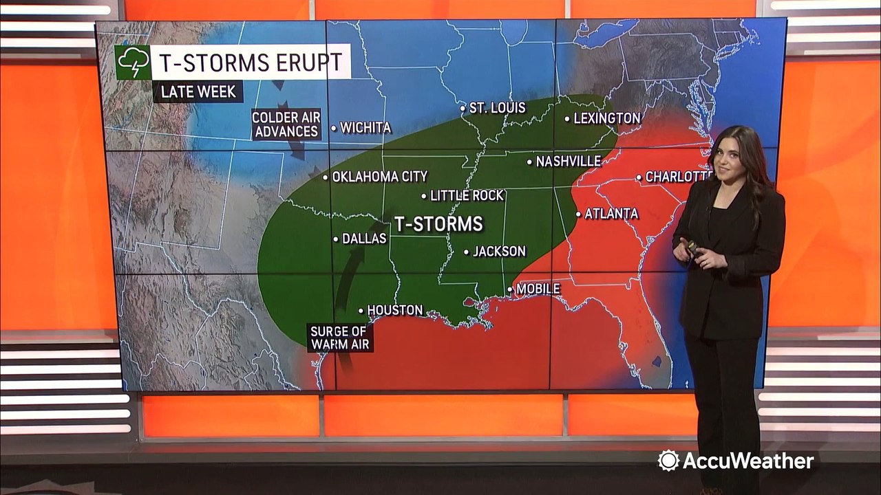 Dangerous severe weather Underway across the Southeast