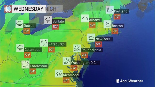 Warmup to precede weekend storm in Northeast