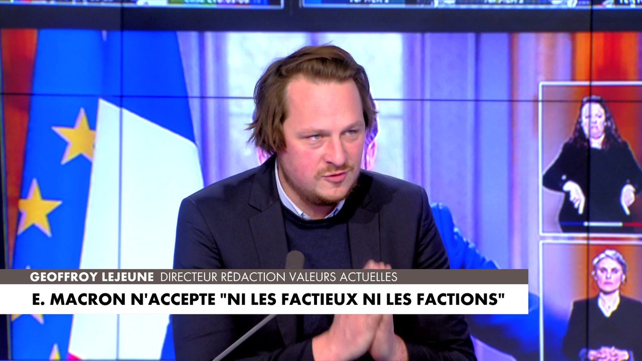 Geoffroy Lejeune : «Il n'arrive à voir ce sujet-là que par le prisme de sa personne et de la menace qu'il pourrait subir»