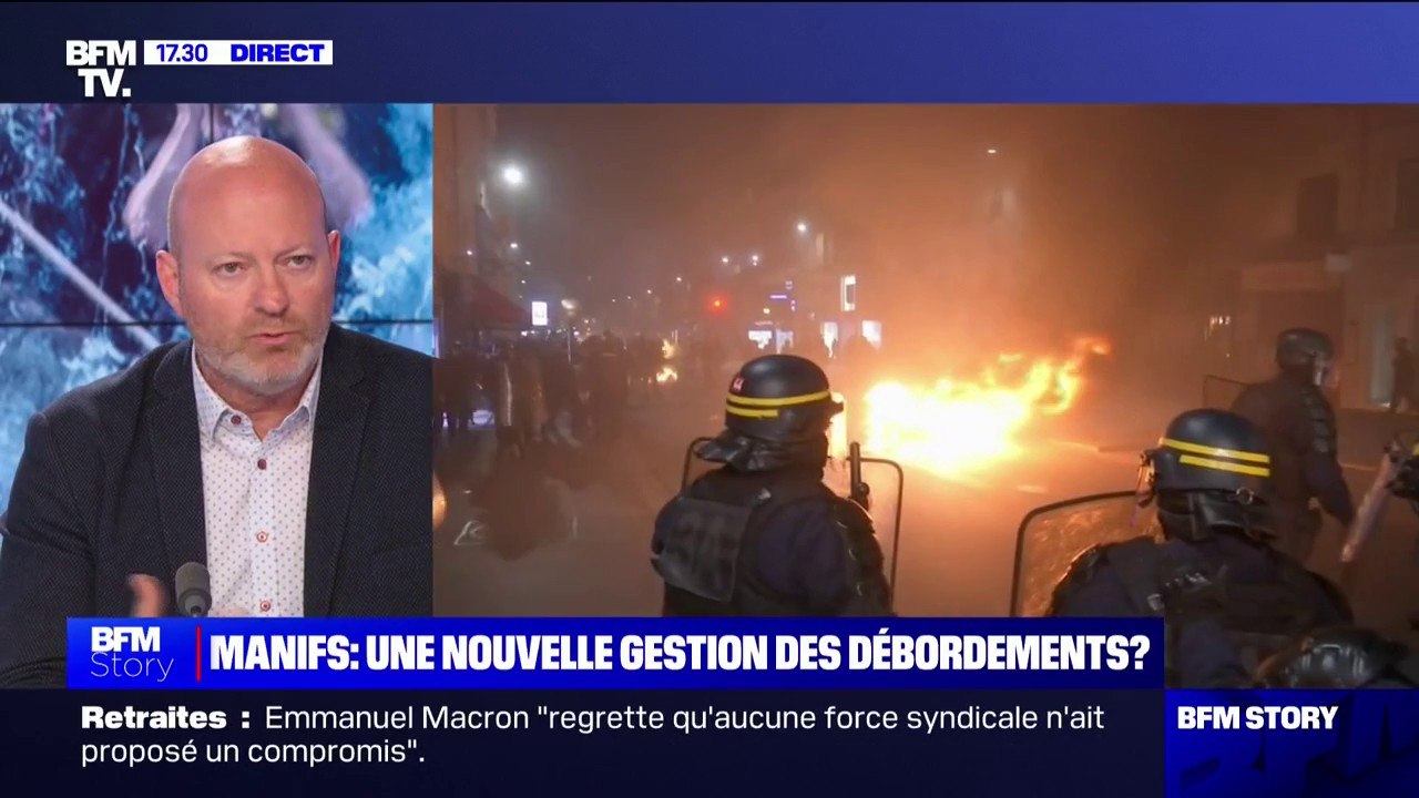 "Ça peut arriver de perdre ses nerfs mais après on assume nos actes": Jean-Christophe Couvy (Unité SGP Police FO) répond aux accusations de violences visant des policiers