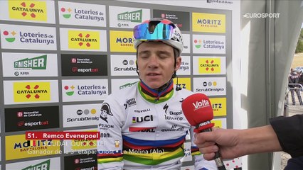 Evenepoel fait la moue : "Dommage, j'avais le maillot de meilleur jeune…"