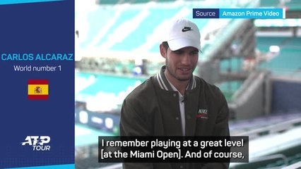 Alcaraz reminisces about 2022 Miami Open win