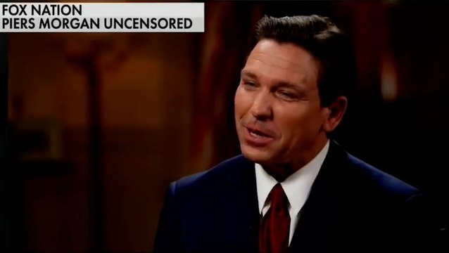 Ron DeSantis brushes off Donald Trump insults during interview with Piers Morgan