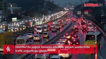 İstanbul'da trafik yoğunluğu yüzde 90'a ulaştı