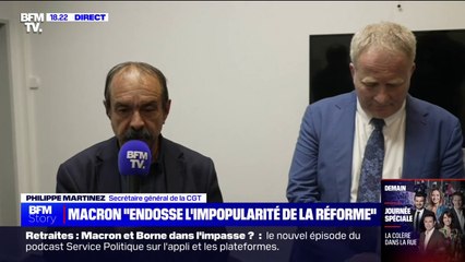 Philippe Martinez (CGT): "Ce qui m'agace, c'est d'avoir un président de la République qui est un expert et qui fait la leçon à tout le monde"