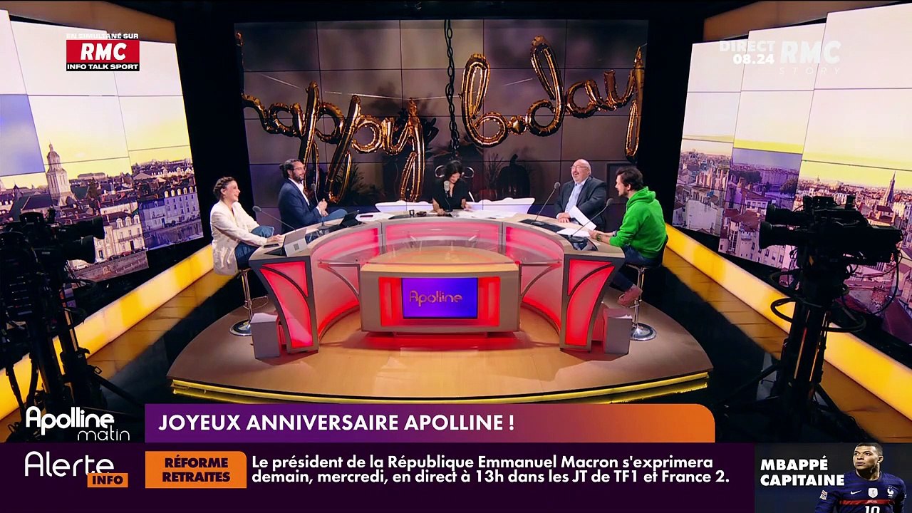 Apolline de Malherbe était à l'honneur dans l'une des chroniques d'"Apolline matin", sur RMC Story