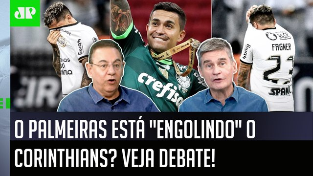 Cara, eu NUNCA VI o Palmeiras FAZER ISSO! O Corinthians simplesmente está... OLHA esse DEBATE!