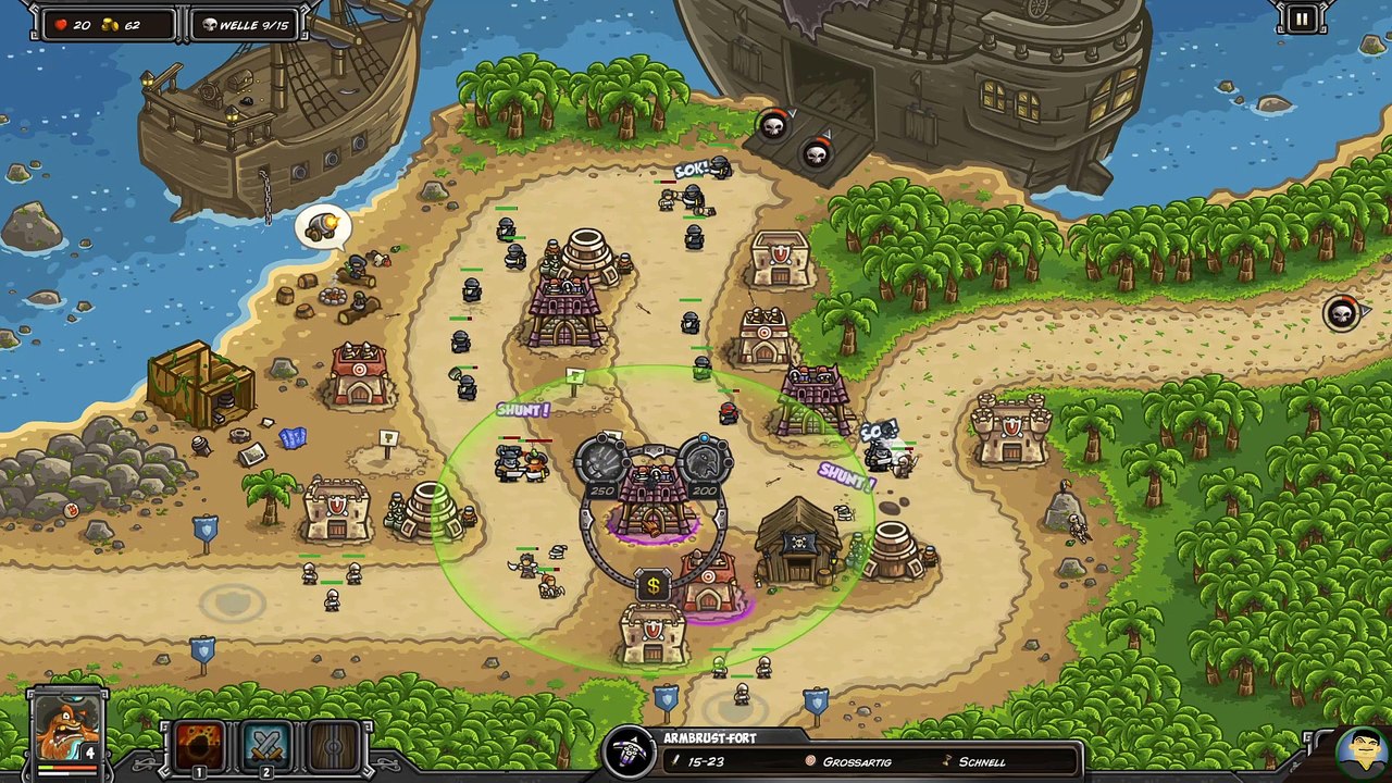 Die Gegner werden gegrillt! | Kingdom Rush Frontiers 4