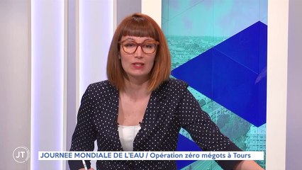 JOURNEE MONDIALE DE L'EAU / Opération zéro mégot à Tours