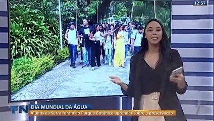 Estudantes têm aula especial no Dia Mundial da Água