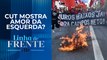 Sindicalistas colocam fogo em boneco de Campos Neto | LINHA DE FRENTE