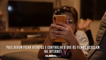 Pais devem ficar atentos e controlar o que os filhos acessam na internet