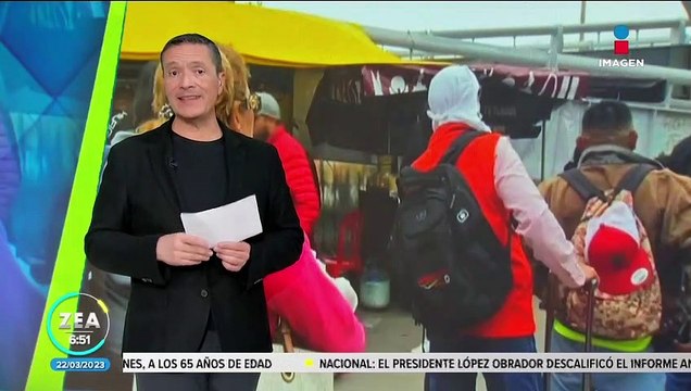 Largas filas se registraron en la garita de San Ysidro para cruzar la frontera