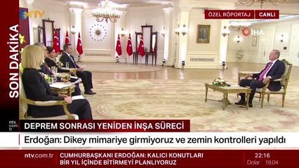 Cumhurbaşkanı Erdoğan: " Hiçbir vatandaşımızı çürük bir yapıda, evde yaşatmayacağız .İnşallah CHP ve ortakları bu depremden ders çıkarmış olurlar da...
