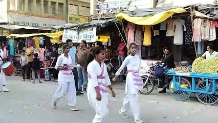 सेविकाओं ने निकाला पथ संचलन