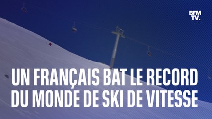 Le Français Simon Billy bat le record du monde de ski de vitesse