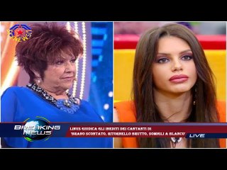 Linus giudica gli inediti dei cantanti di  'Brano scontato, ritornello brutto, somigli a Blanco'