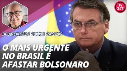 Boaventura Sousa Santos: o mais urgente no Brasil é afastar Bolsonaro