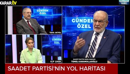 Temel Karamollaoğlu canlı yayında açıkladı: "Üç parti olarak seçime müşterek girmemiz oyumuzu yükseltecek"