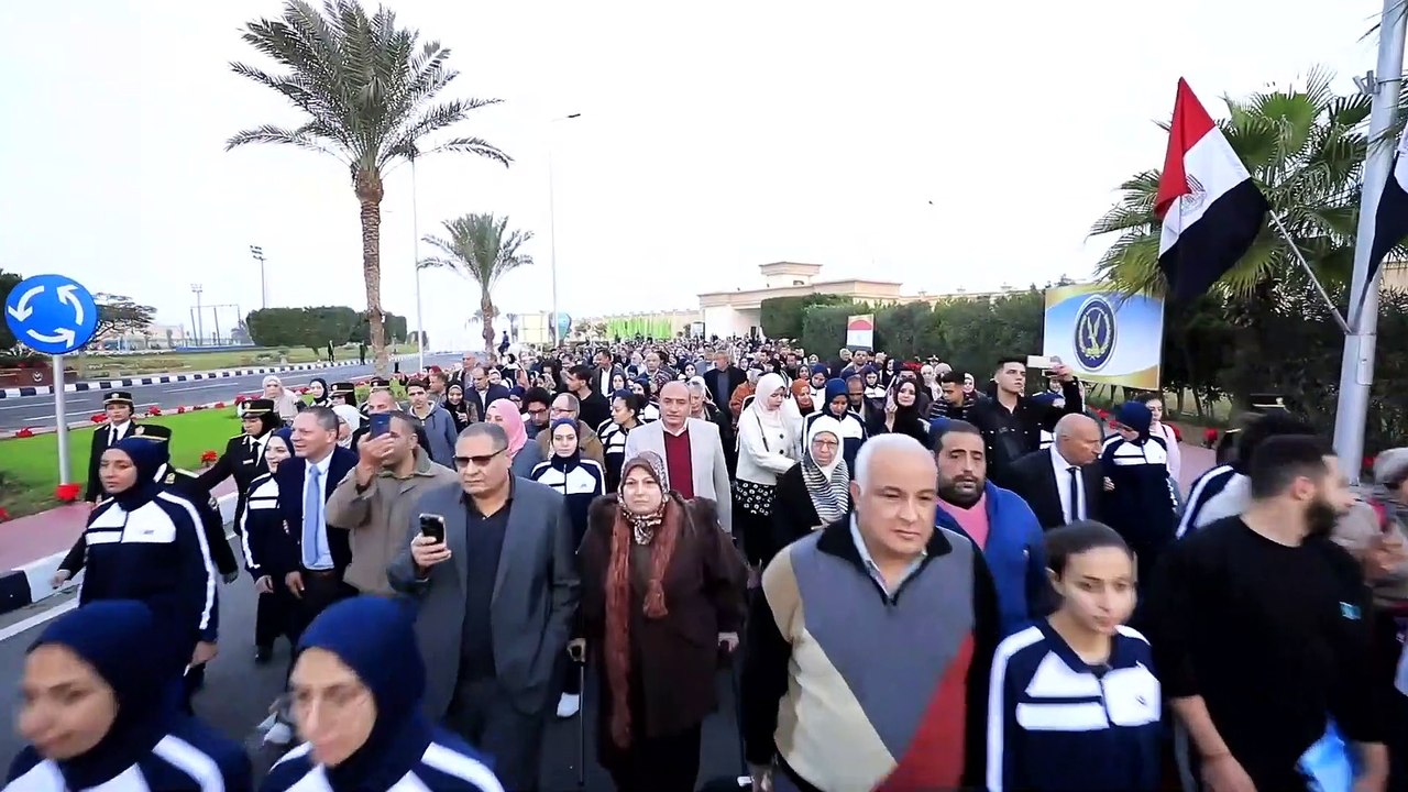 استقبال الطلبة الجدد بأكاديمية الشرطة وجانبا من التدريب الراقي الذي يحظى به رجال الشرطة