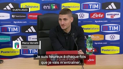 Italie - Verratti : "Je ne vais pas perdre mon amour du football à cause de quelques défaites"