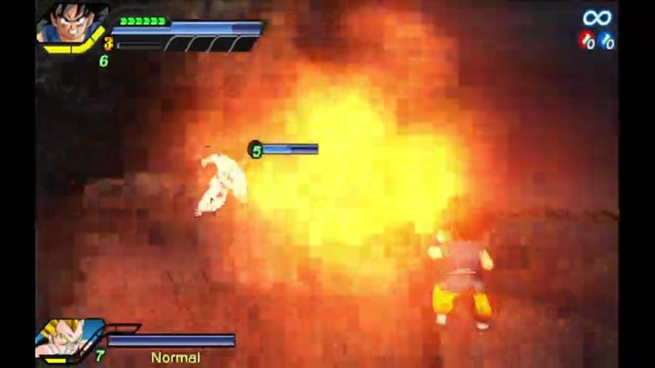 Dragon Ball Z: Tenkaichi Tag Team 2 - Goku GT y Vegeta SS GT VS 1 Estrella RJ ANDA #dbgt #retrogames