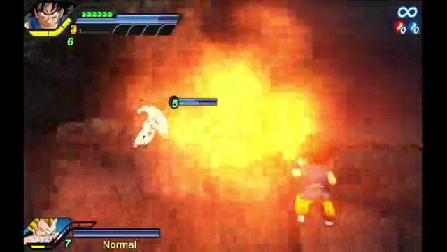 Dragon Ball Z: Tenkaichi Tag Team 2 - Goku GT y Vegeta SS GT VS 1 Estrella RJ ANDA #dbgt #retrogames