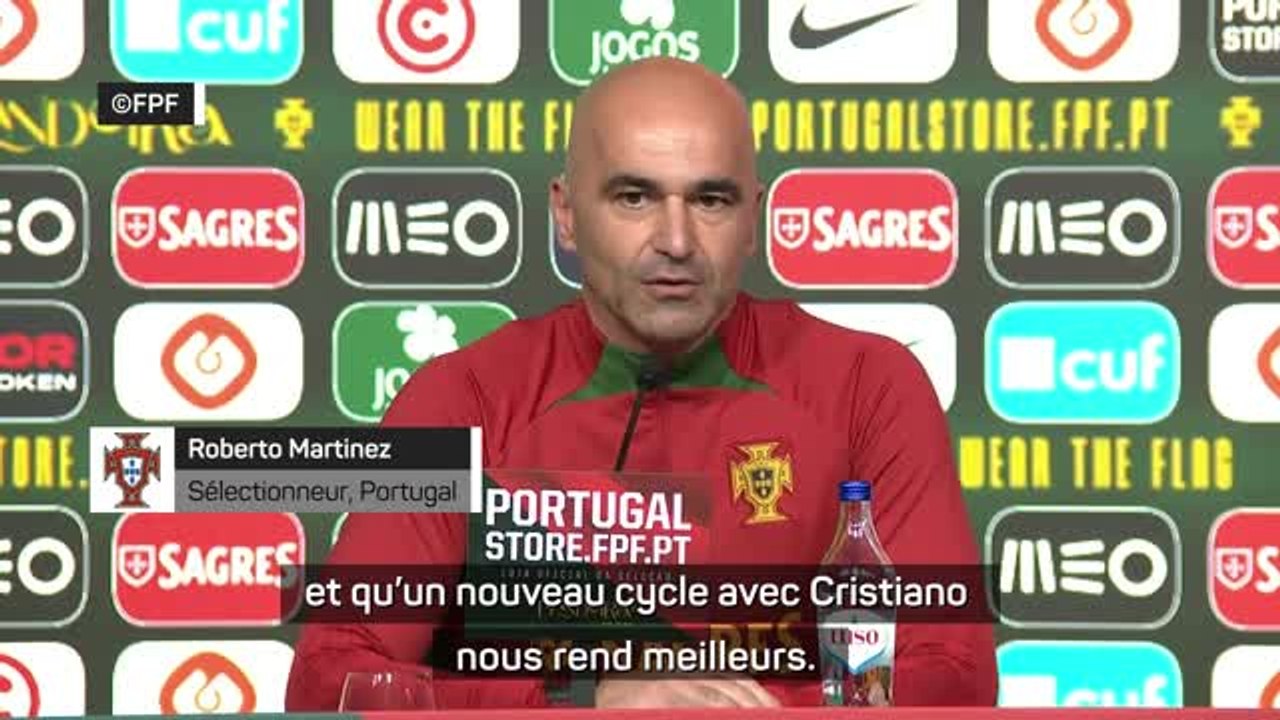 Portugal - Martinez : "Utiliser l'expérience de Cristiano Ronaldo"