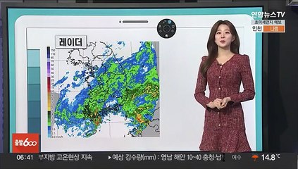 [날씨클릭] 전국 봄비…비구름 뒤로 중국발 짙은 황사 유입