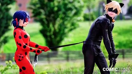 Real Life Miraculous Ladybug Live Cosplay! - Marinette, Adrien, and Miraculous Ladybug IRL (2)