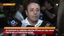 SALA CINCO Club Mitre: se realizó una gran fiesta de despedida al árbitro Néstor Pitana