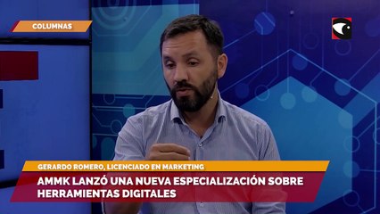 Gerardo Romero comentó que la AMMK lanzó una nueva especialización superior sobre herramientas digitales
