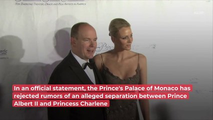 Monaco Palace Comments On Royal Separation Rumours