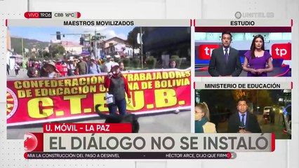 Maestros abandonan el diálogo y conminan al ministro Pary a entregar una propuesta a su pliego petitorio 