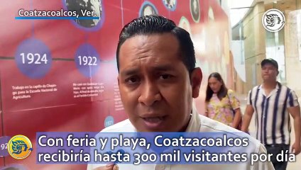 Con feria y playa, Coatzacoalcos recibiría hasta 300 mil visitantes por día en Semana Santa