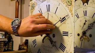 Restoring a 200-year-old grandfather clock