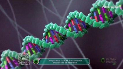 Componente do RNA é encontrado em amostra de asteroide